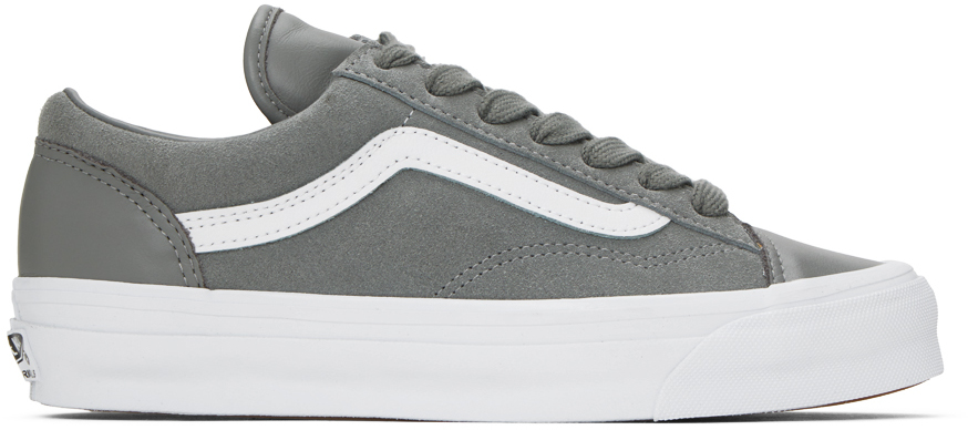 Vans Gray Vault Og Style 36 Lx Sneakers In Suede/leather Moon M
