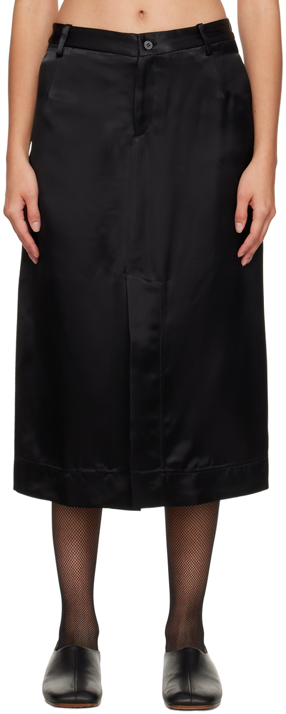 Black Matita Midi Skirt