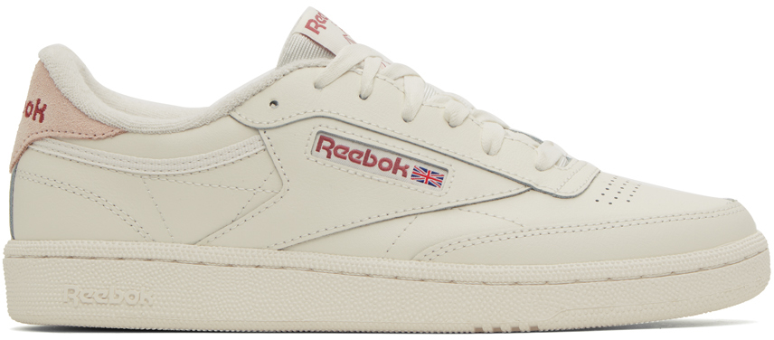 Reebok Off-white Club C 85 Sneakers In Chalk/chalk/possibly
