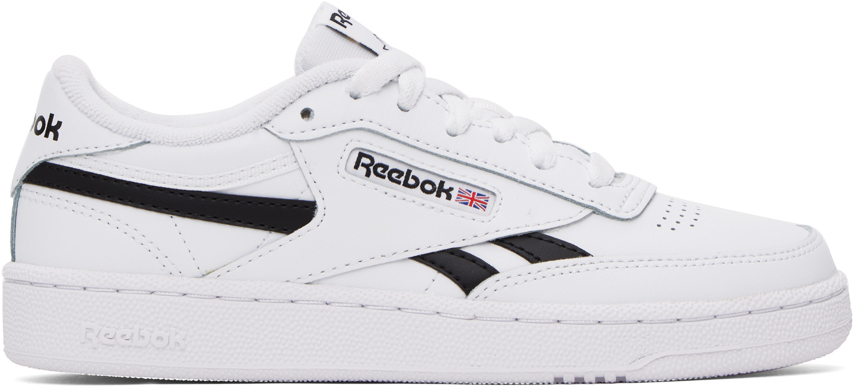 Shop Reebok White & Black Club C Revenge Sneakers In Ftwr White/black/ftw