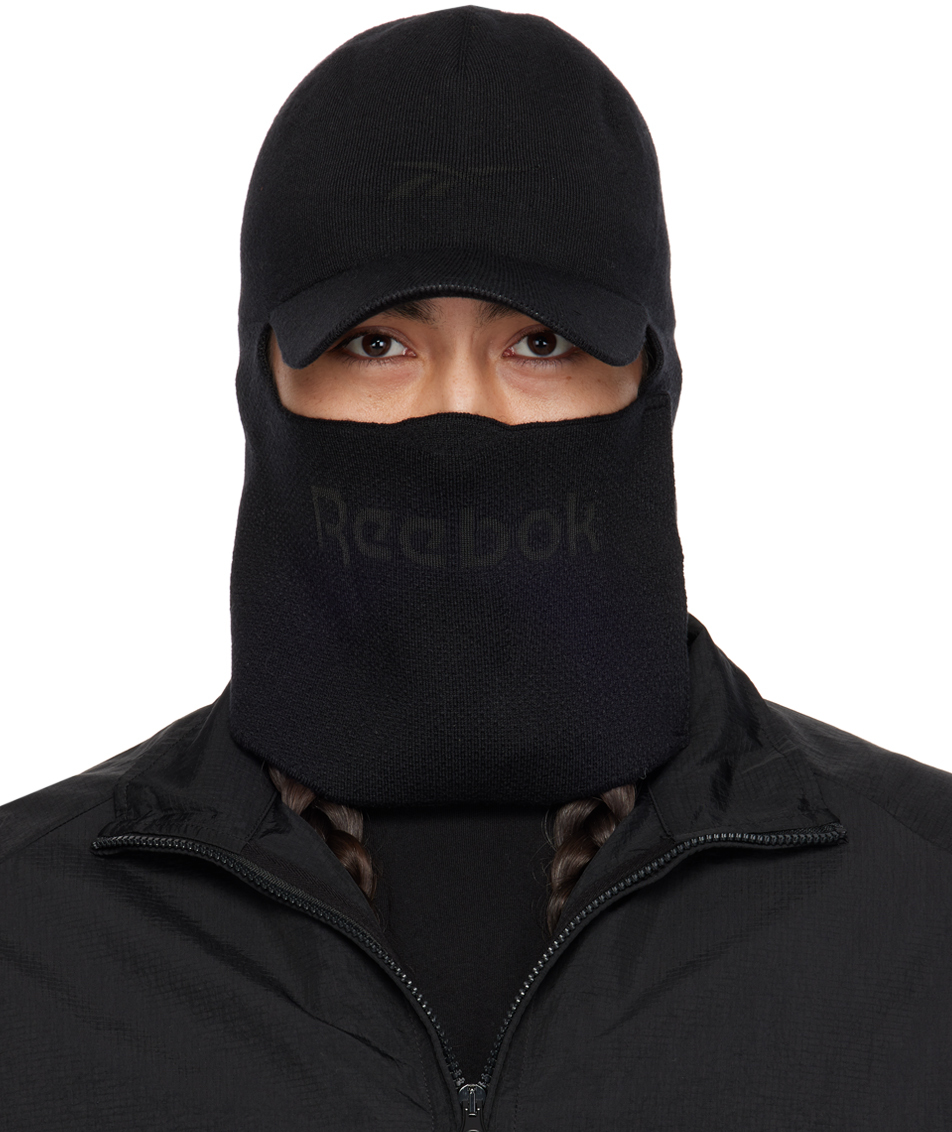 Shop Reebok Black Vector Knitted Cap