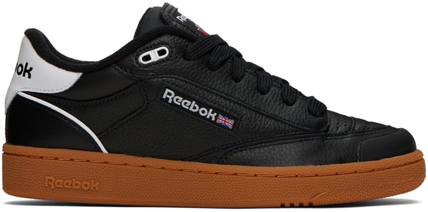 Shop Reebok Black Club C Bulc Sneakers In Black/white/ Rbk Rub