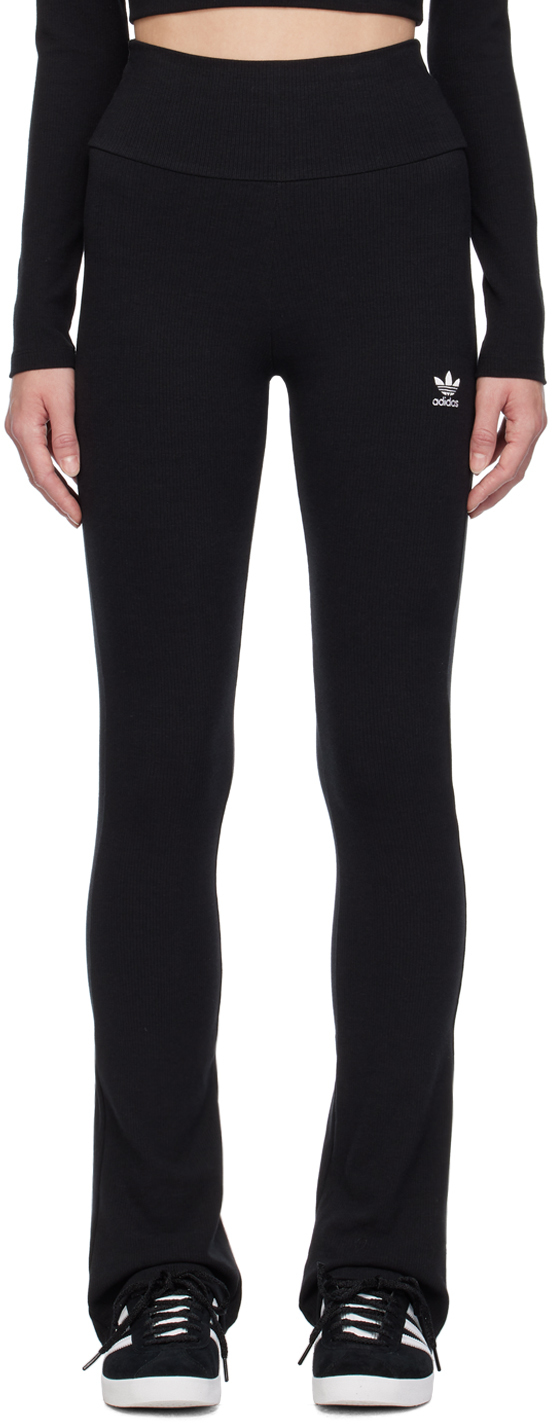 Black Flared Lounge Pants