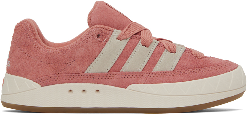 Adidas Originals Pink Adimatic Sneakers In Wonder Clay/off Whit