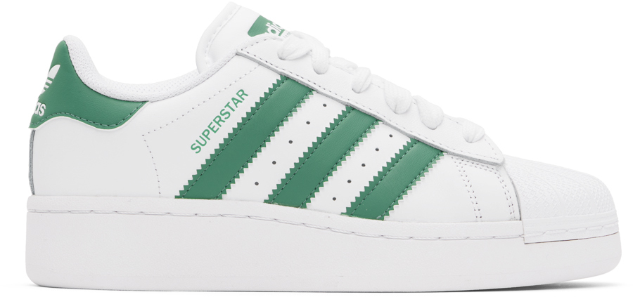green and white adidas