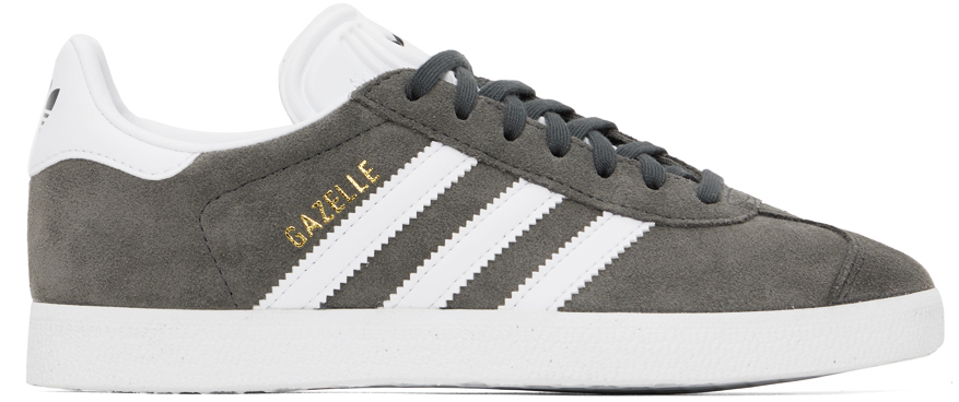 Inspektion Stige farve adidas Originals: Gray Gazelle Sneakers | SSENSE