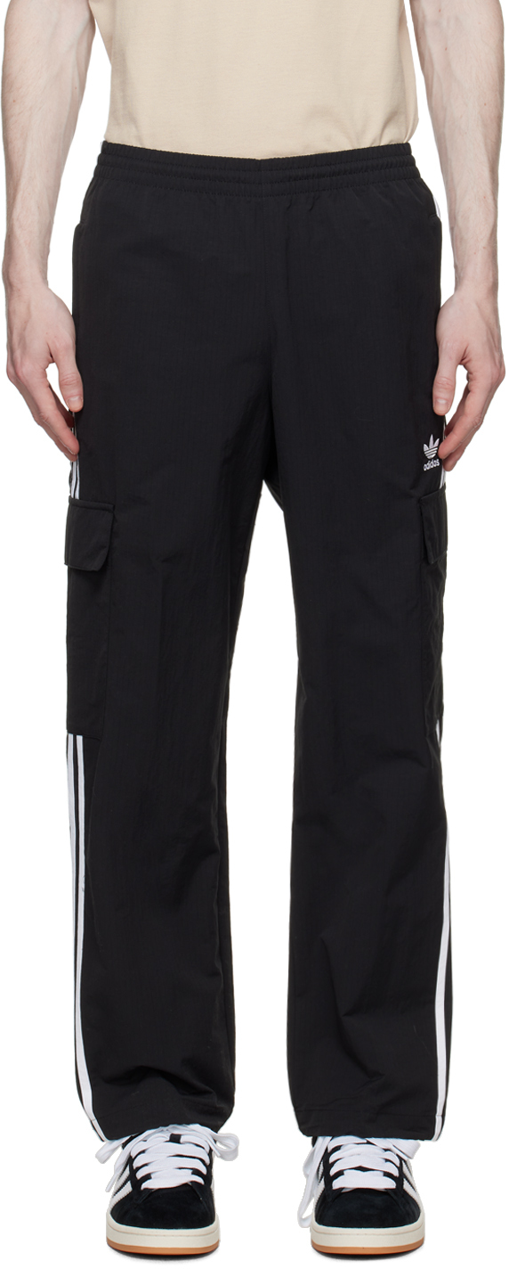 Black Adicolor Classics 3-Stripes Sweatpants by adidas Originals on Sale
