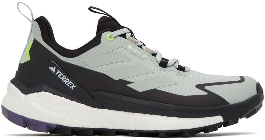 Shop Adidas Originals Gray & Black Free Hiker 2.0 Sneakers In Wonder Silver/wonder