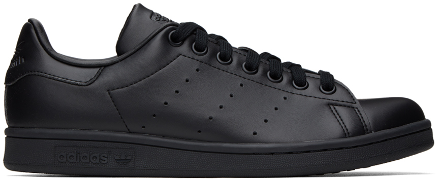 Adidas Originals Stan Smith Lux Sneakers In Core Black/core Blac