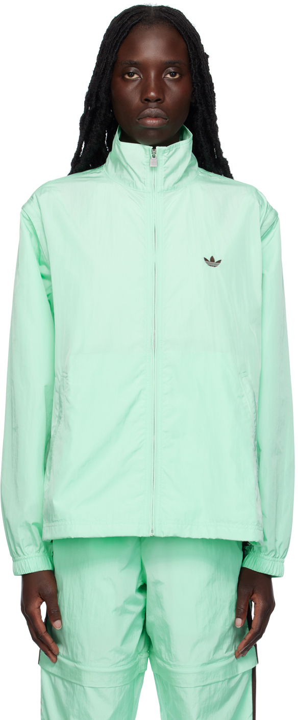Wales Bonner Green Adidas Originals Edition Jacket In Clear Mint