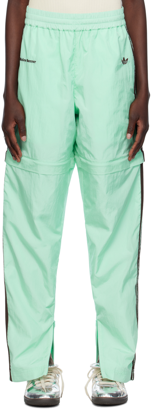 Wales Bonner Green Adidas Originals Edition Track Pants In Clear Mint