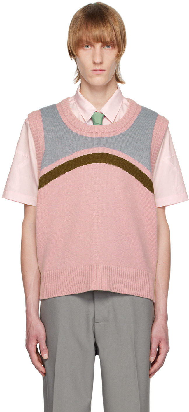 Insatiable High Ssense Exclusive Pink Marshmallow Dasher Vest In Rose