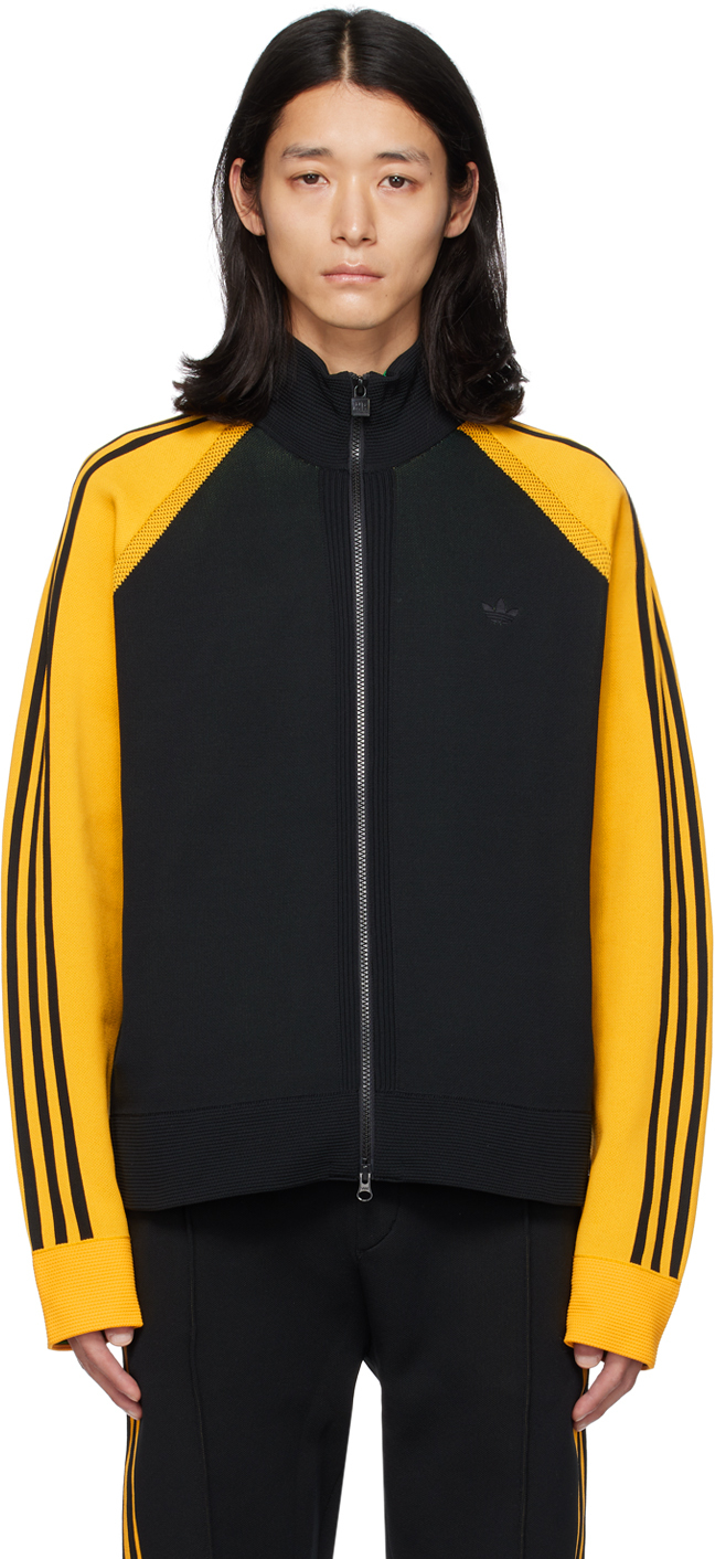 Black & Yellow adidas Originals Edition Track Jacket by Wales