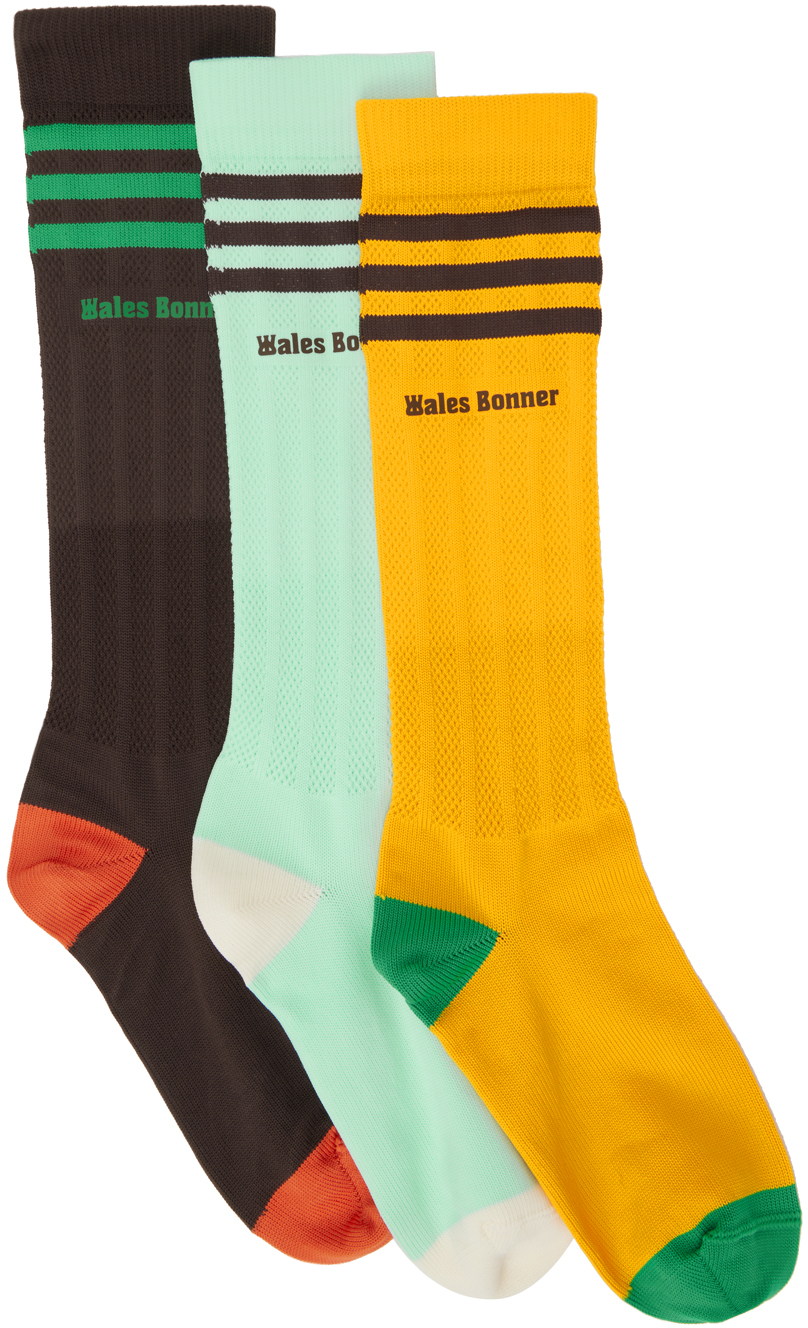 新品 wales bonner adidas socks ソックスセット M 通販 - レッグウェア