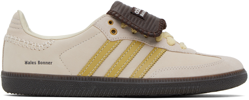 Wales Bonner Beige Adidas Originals Edition Samba Sneakers In Ecru