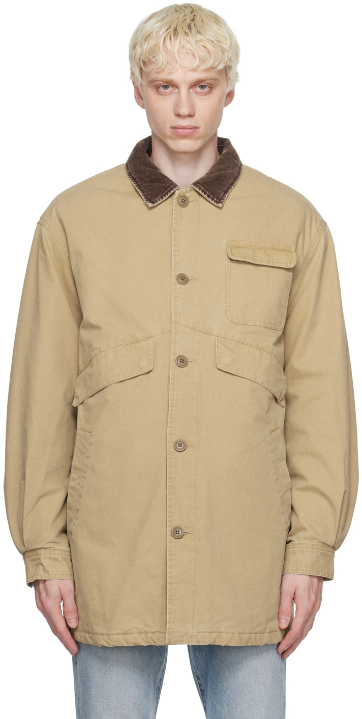 John Elliott: Beige Hunting Field Jacket | SSENSE