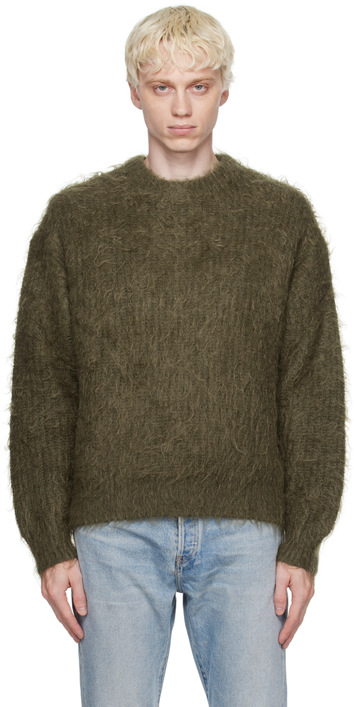 Khaki Brushed Sweater