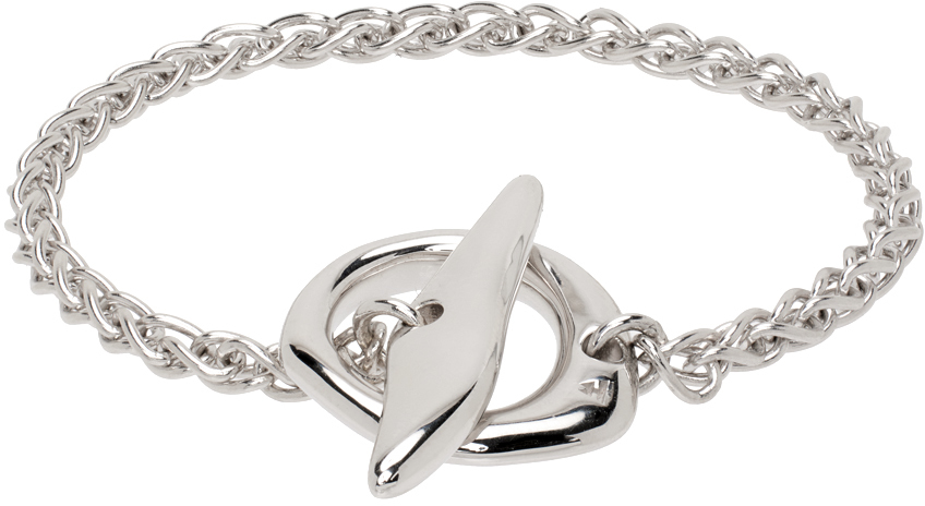 Shop Tom Wood Silver Robin Bracelet In 925 Silver