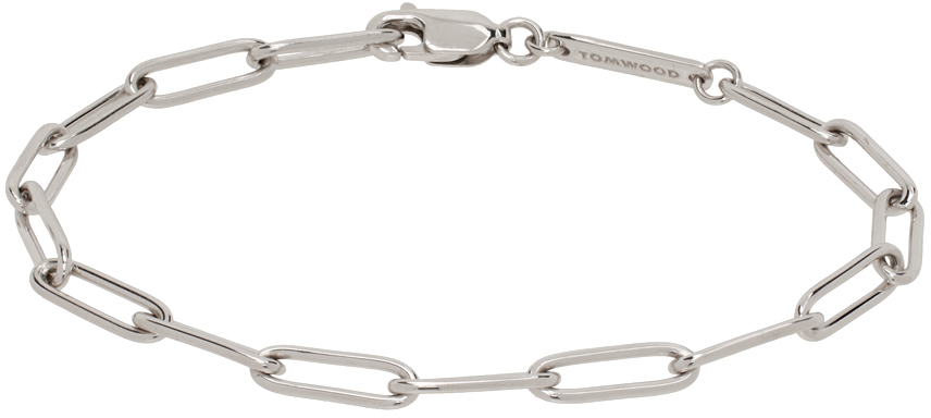Tom Wood sterling silver Spike chain-link bracelet