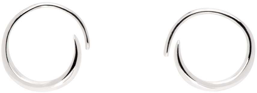 Tom Wood Silver Mini Ear Loop Earrings