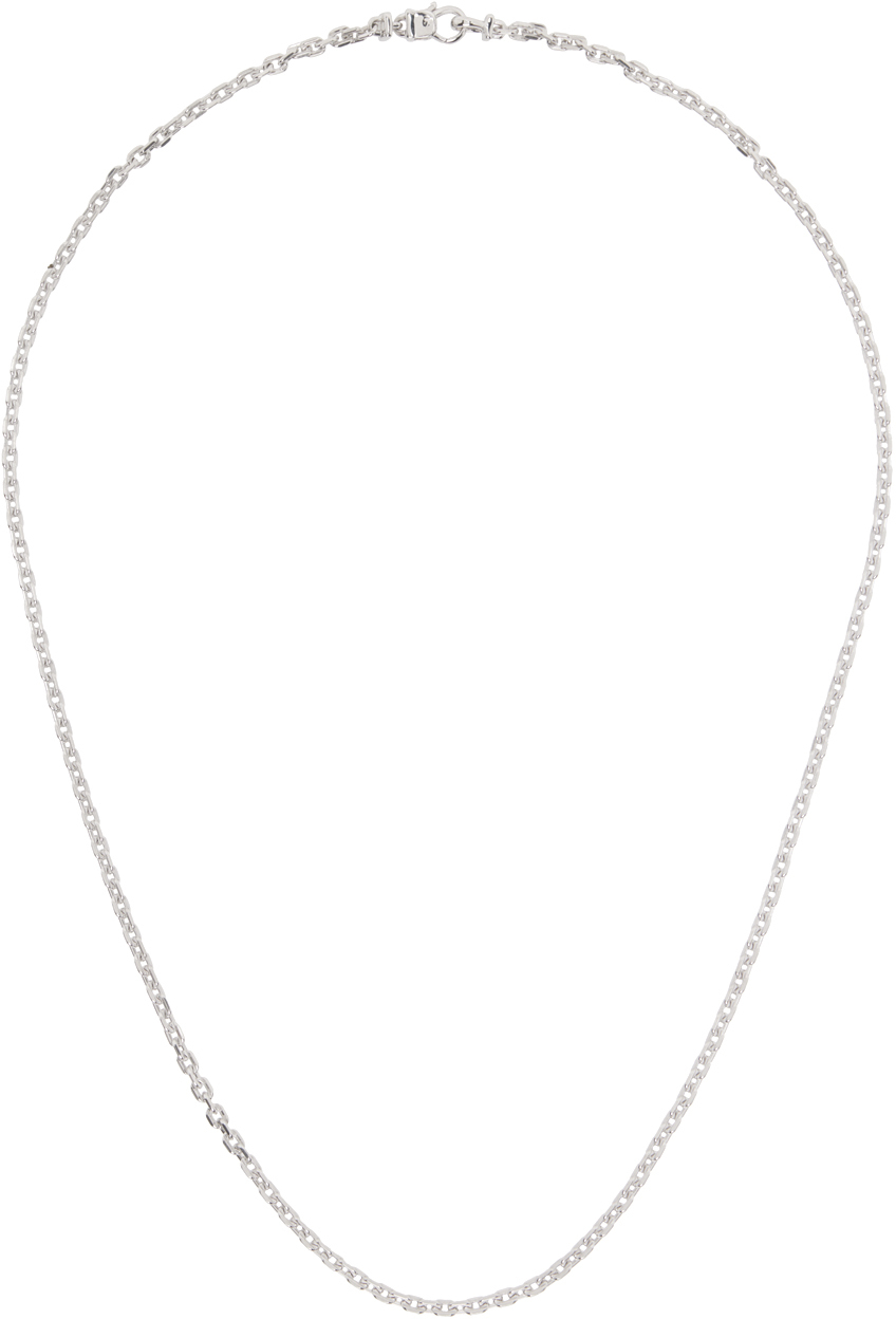 Tom Wood: Silver Anker Chain Necklace | SSENSE