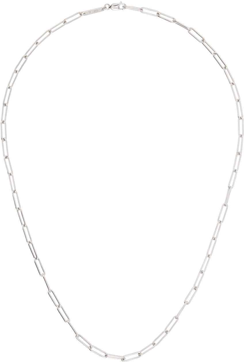 Silver Box Chain Necklace