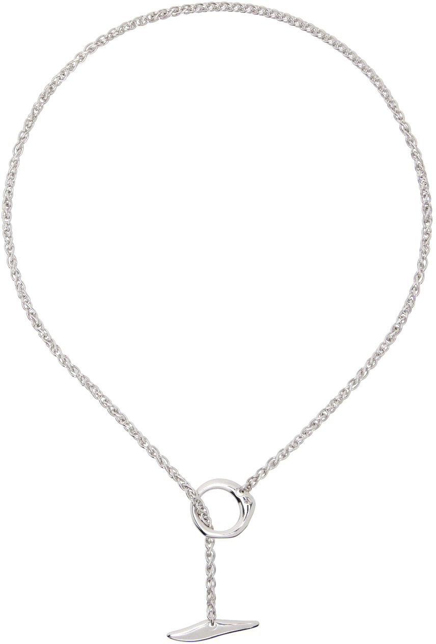 Tom Wood Silver Robin Necklace In Metallic