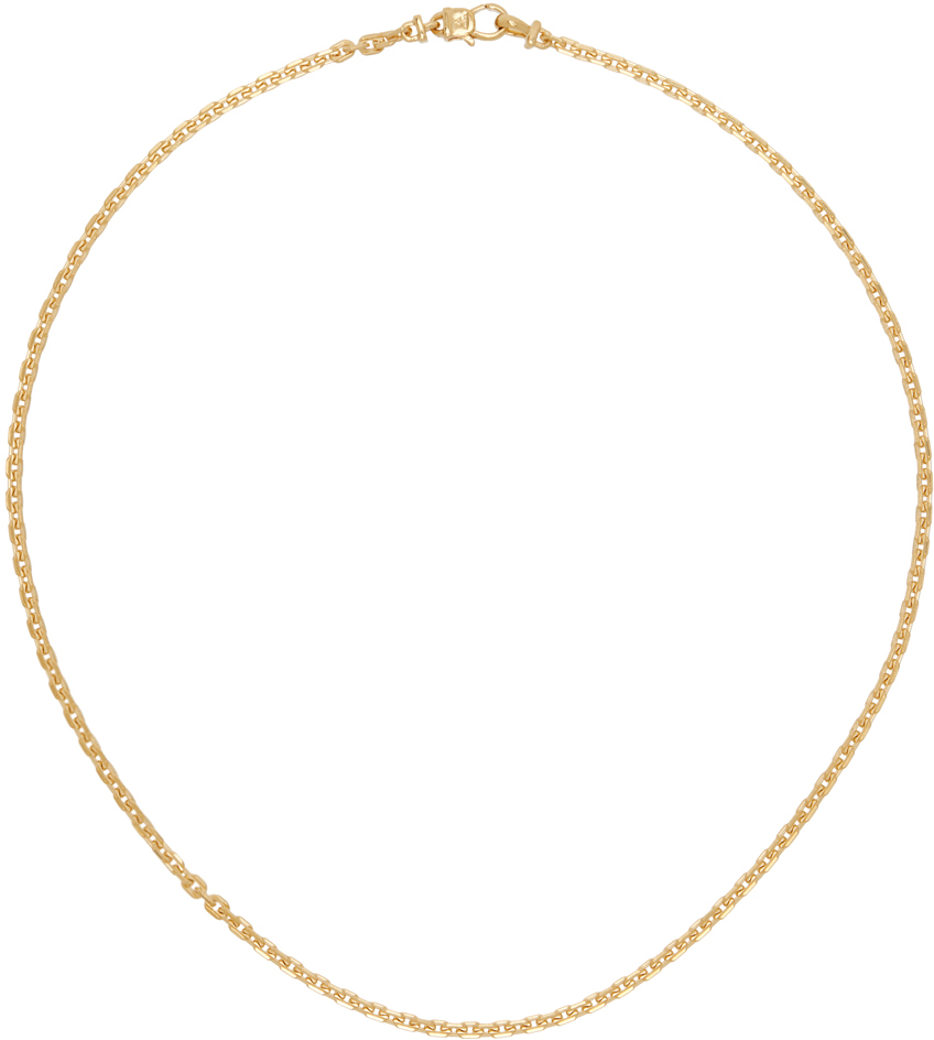 Gold Anker Chain Necklace