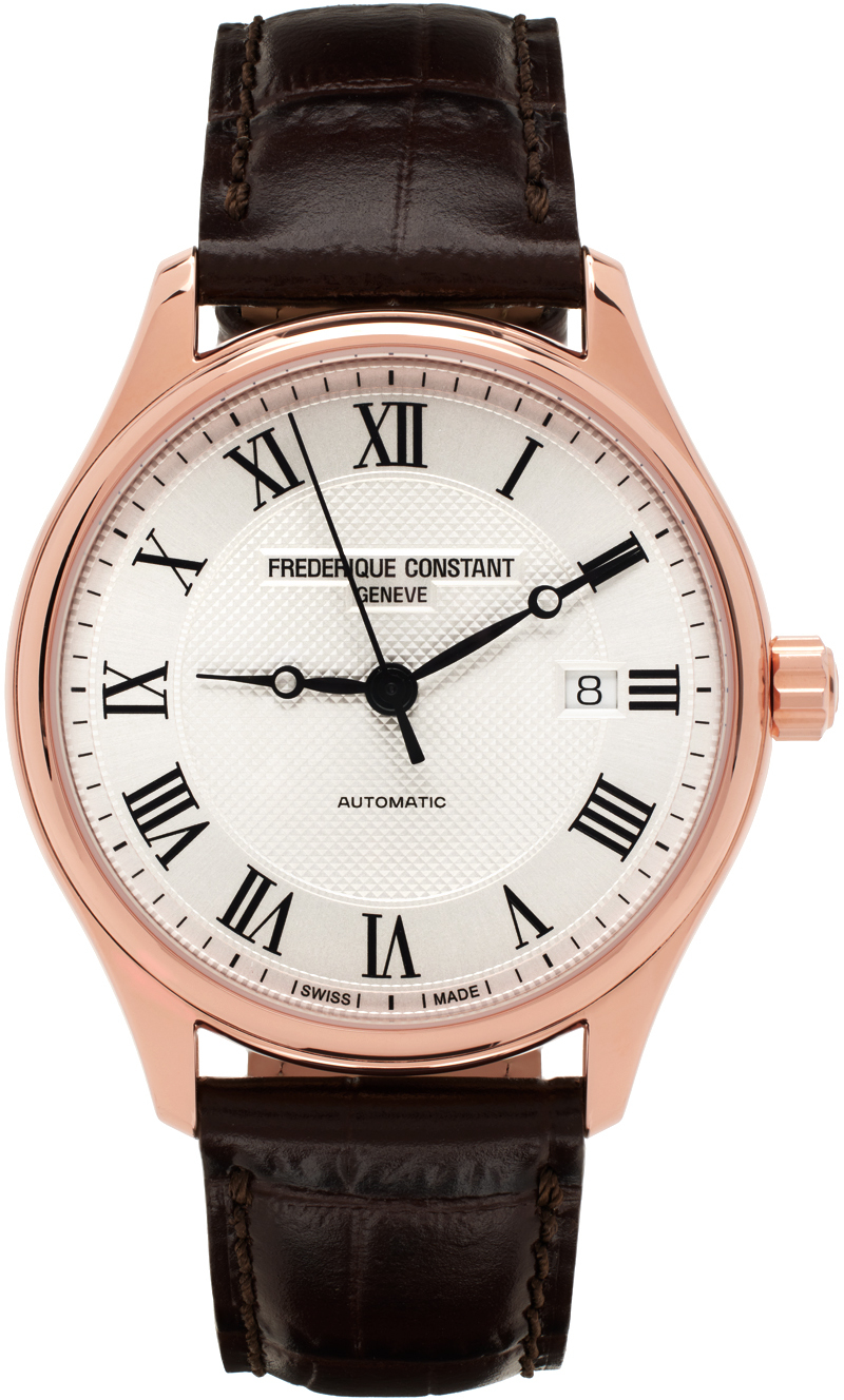Frederique Constant Brown & Rose Gold Classics Automatic Watch