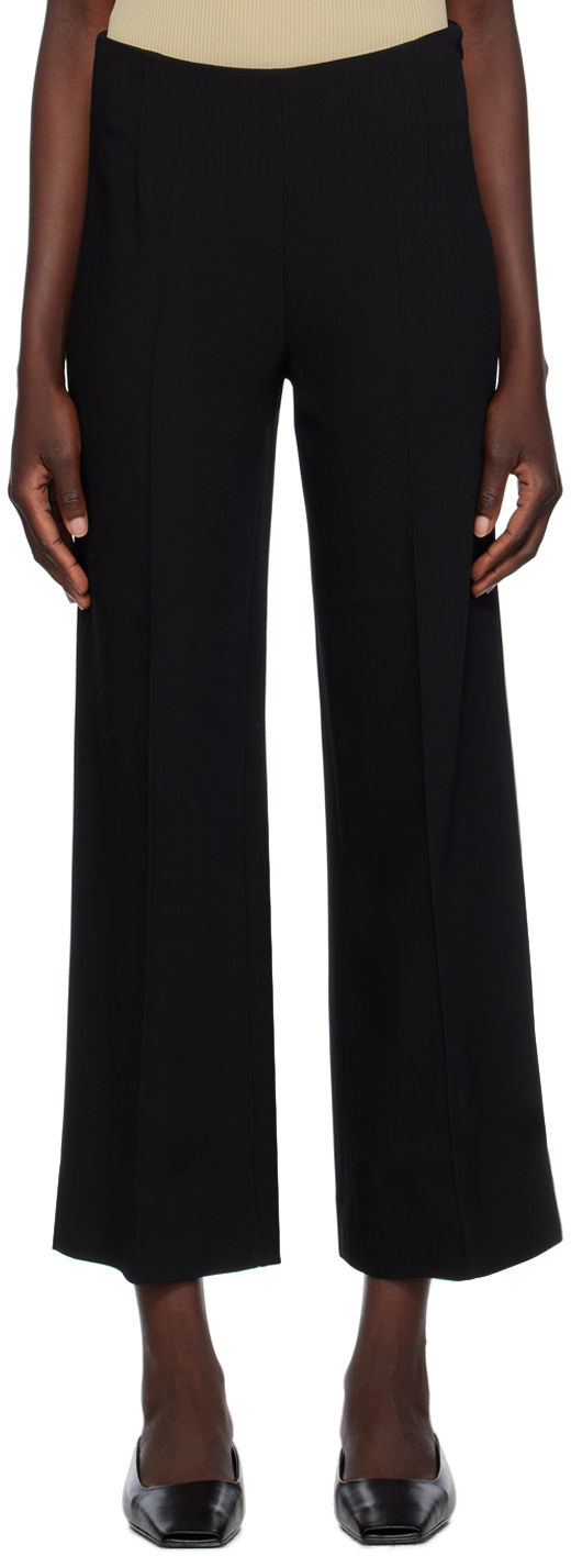 Black Wide Trousers