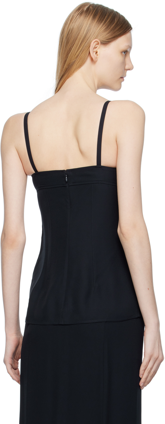 Totême Navy Darted Camisole In 016 Navy