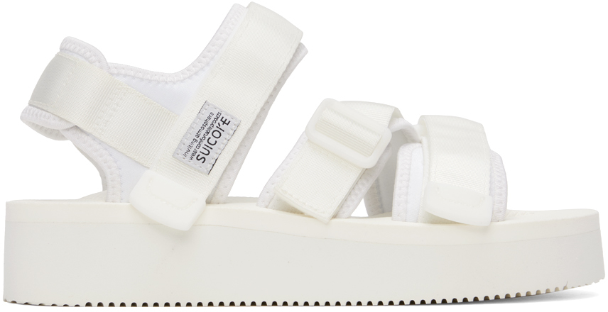 【関税込み】Suicoke ホワイト KISEE-PO サンダル Suicokeのホワイト KISEE-PO サンダルがセール中