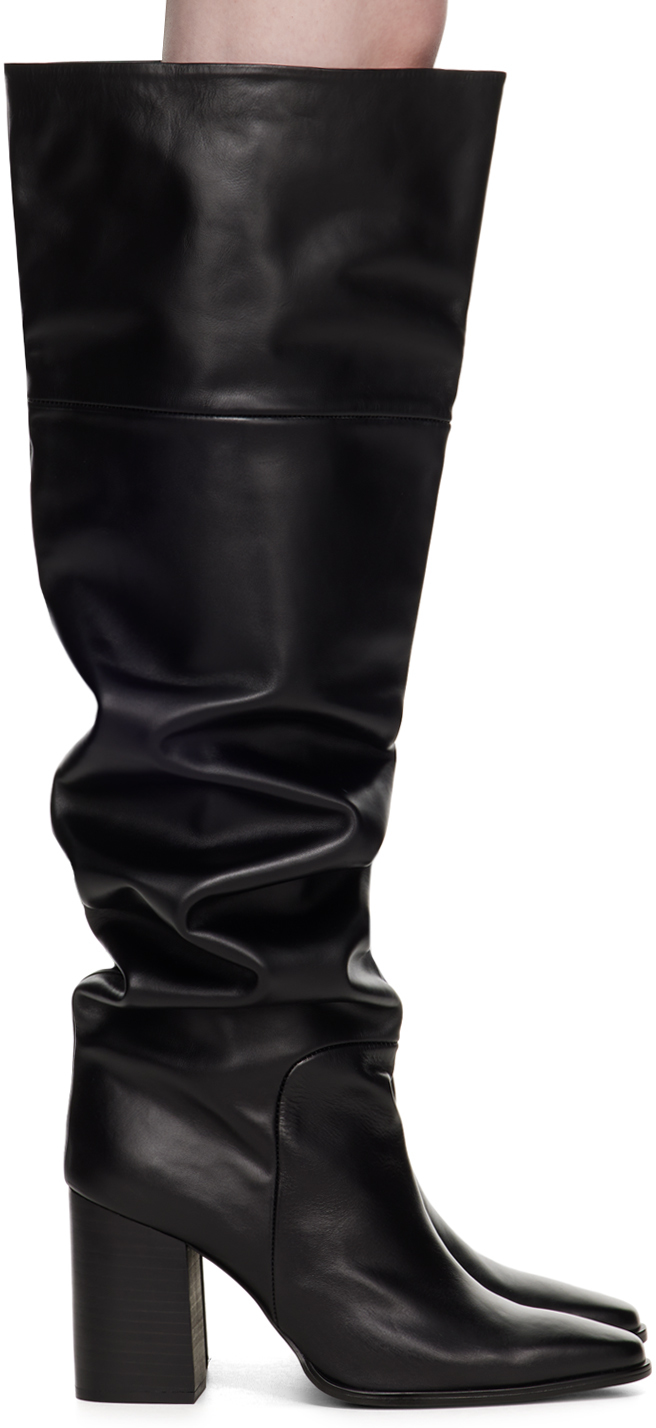Black Raviera Boots by Recto on Sale