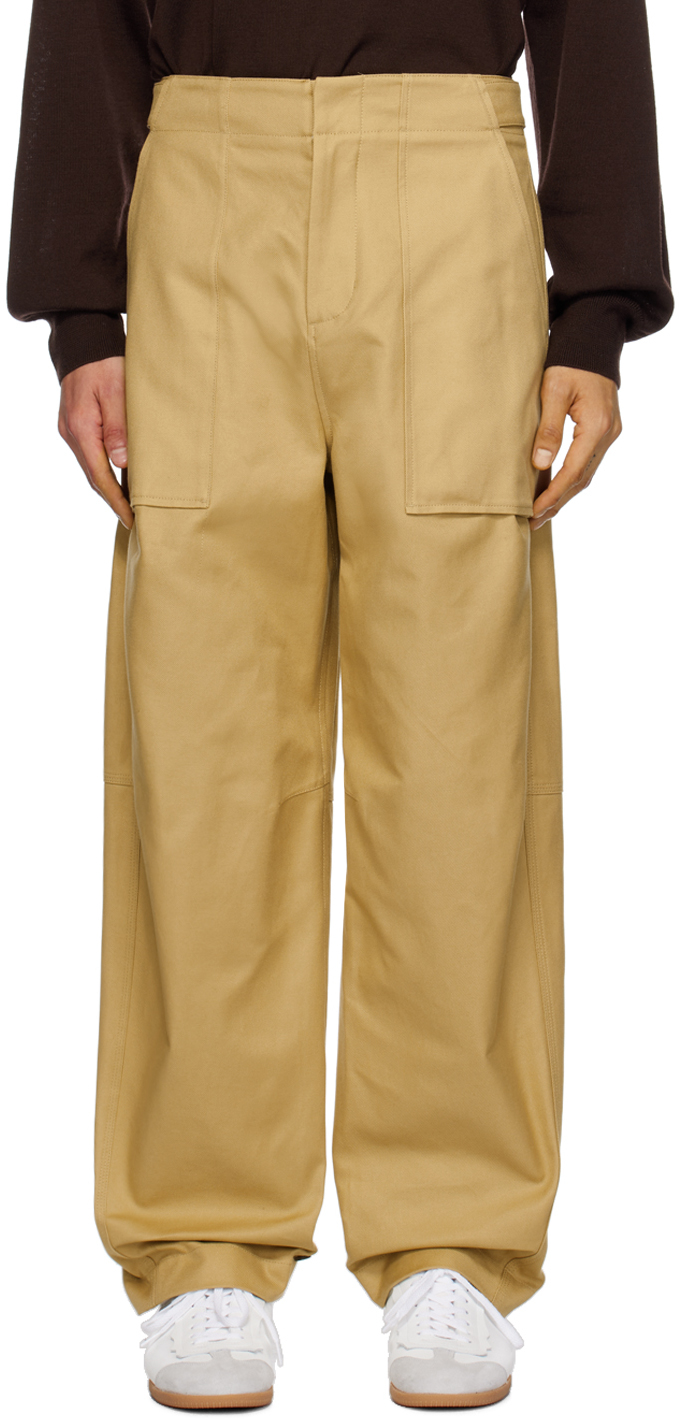 Beige Military Trousers
