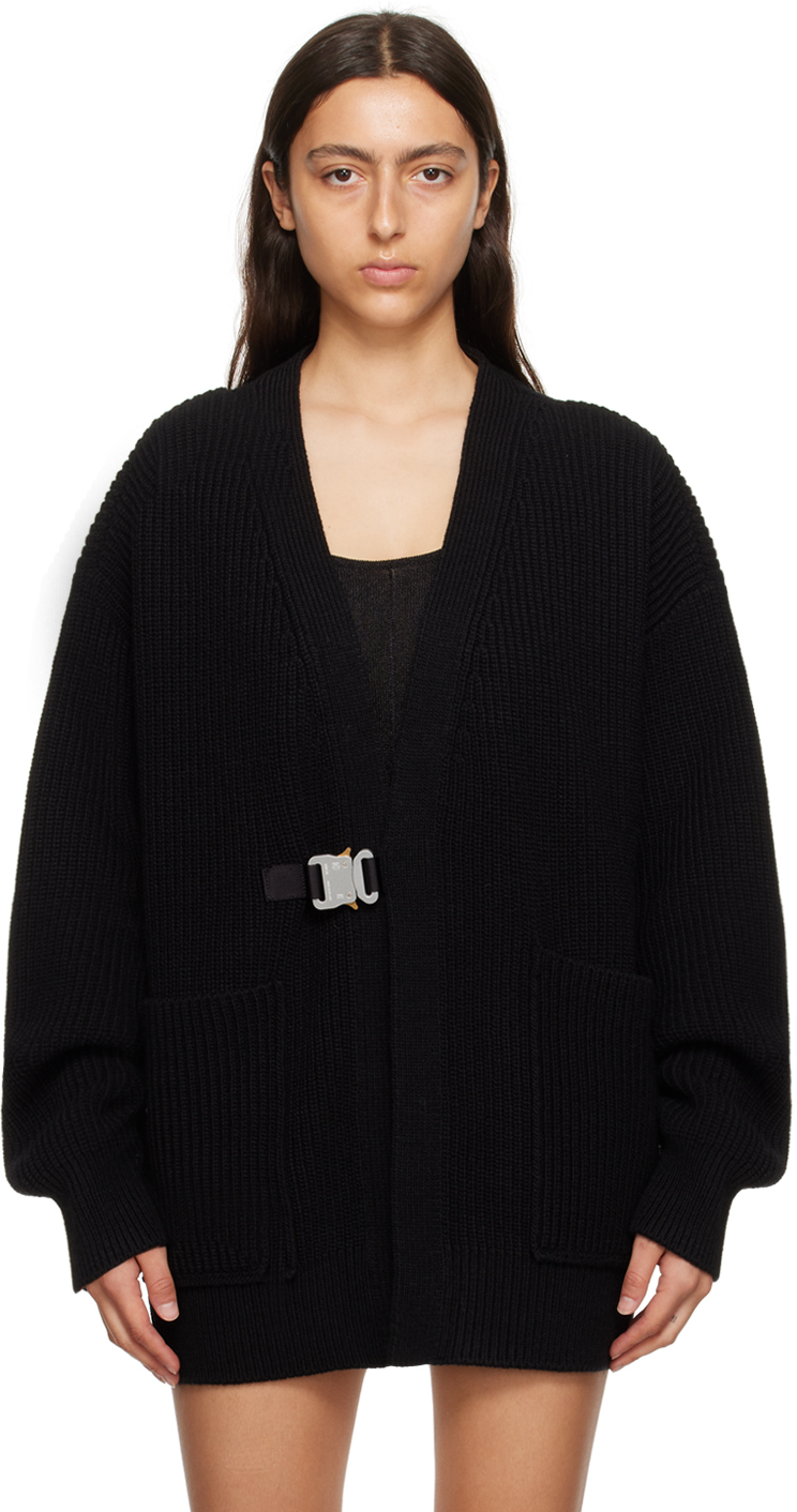 Black Buckle Cardigan