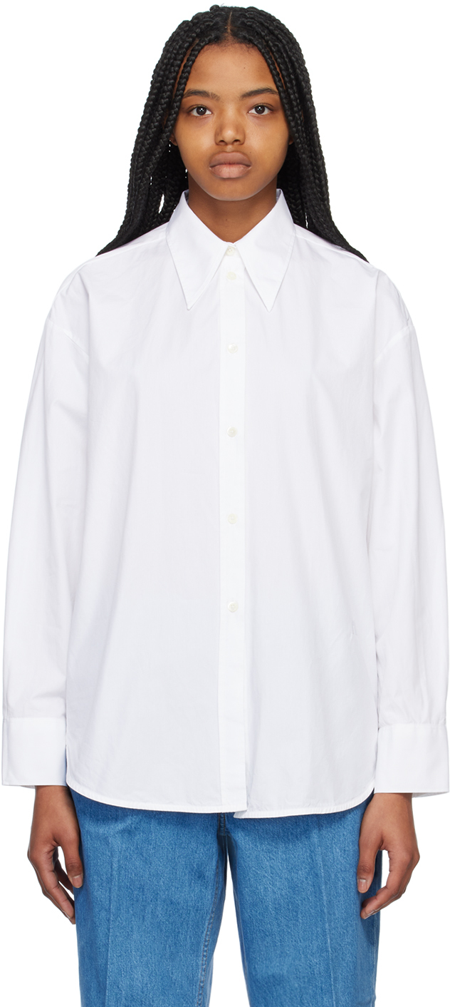Teurn Studios White Droptail Shirt