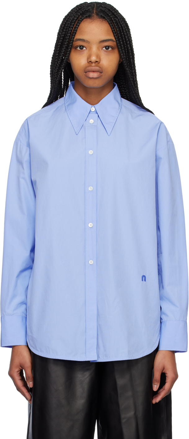 Blue Droptail Shirt