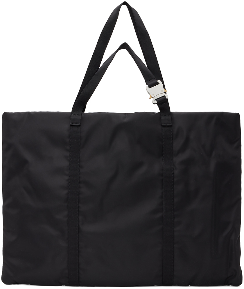 Black Big Puffer Tote