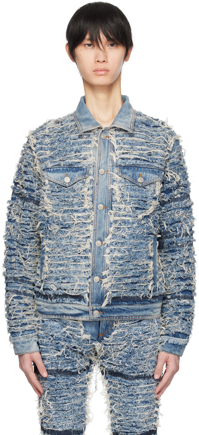 Blue Blackmeans Edition Denim Jacket by 1017 ALYX 9SM on Sale