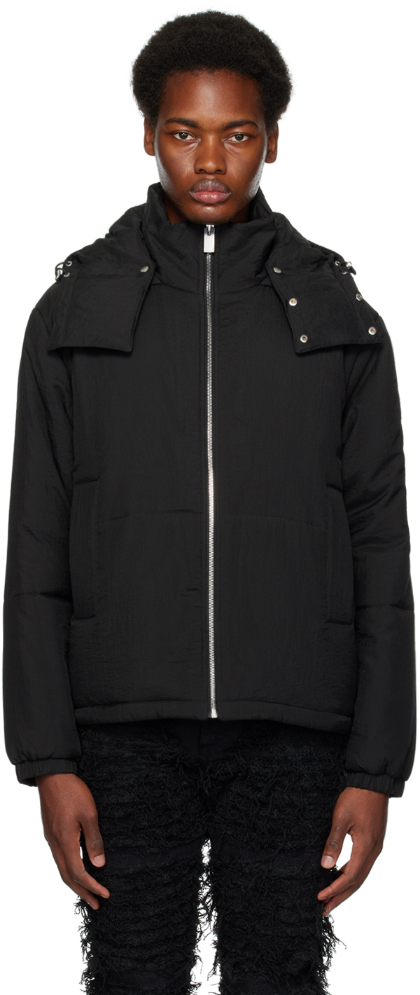 Black Buckle Puffer Jacket by 1017 ALYX 9SM on Sale