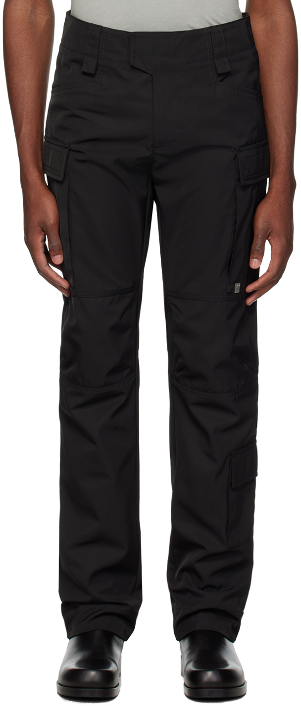 1017 ALYX 9SM Black Metal Buckle 1 Track Pants | Smart Closet