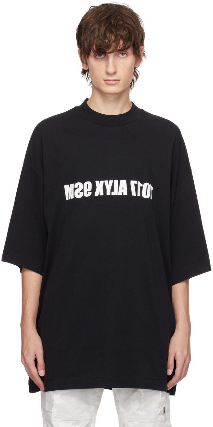 1017 ALYX 9SM: Black Oversized T-Shirt | SSENSE