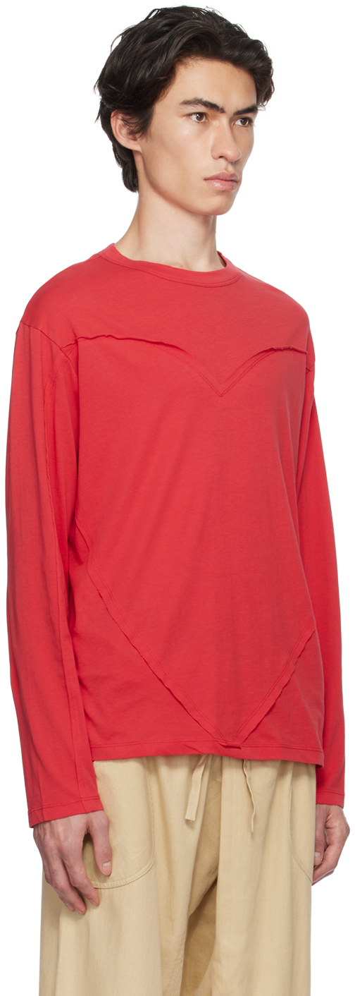 Gimaguas Red Heart Long Sleeve T-Shirt | Smart Closet