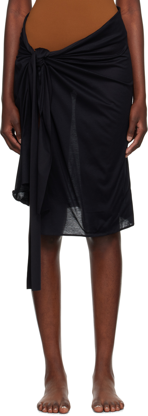 Eres Tanagra Cotton Beach Cover-up In Black