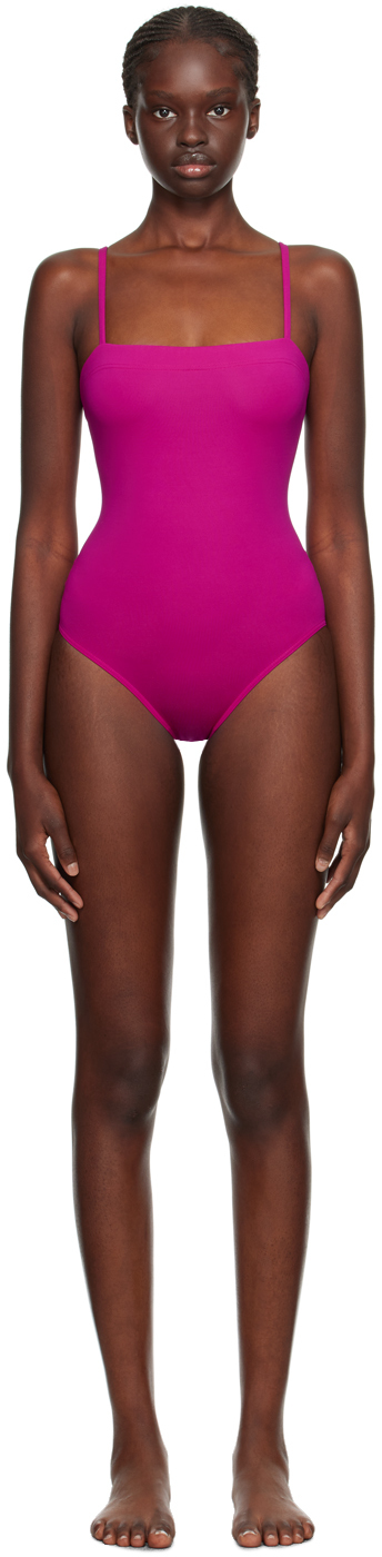 ERES Pink Aquarelle One-Piece Swimsuit