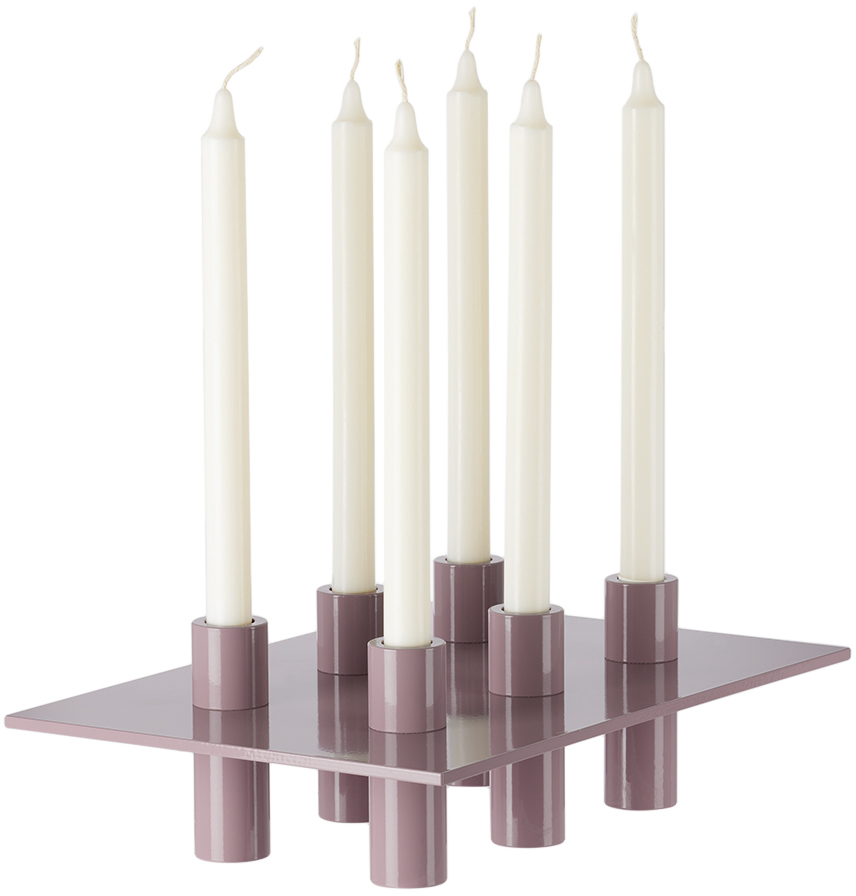 NIKO JUNE PURPLE P-L 06 CANDLE HOLDER 