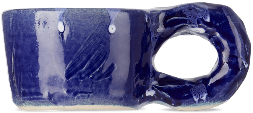 Niko June Navy Studio Cup Mug In Dark Blue