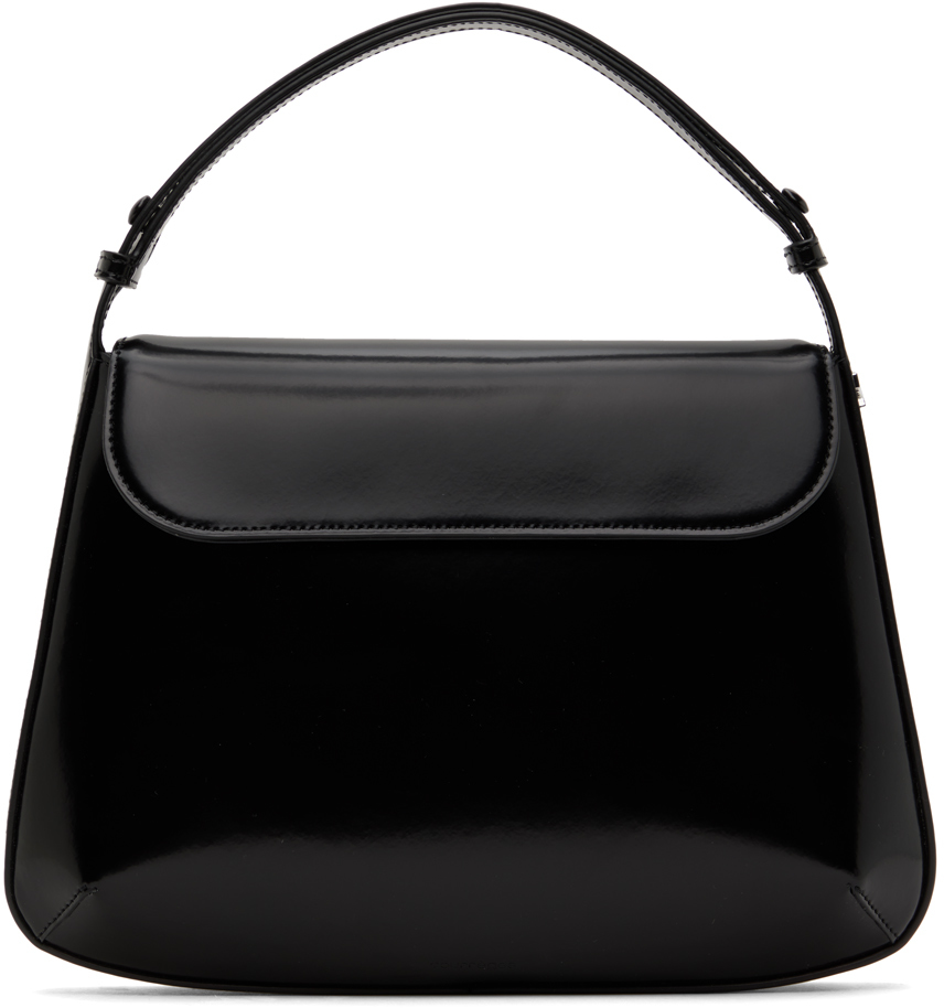 Courrèges Black Medium Sleek Leather Bag
