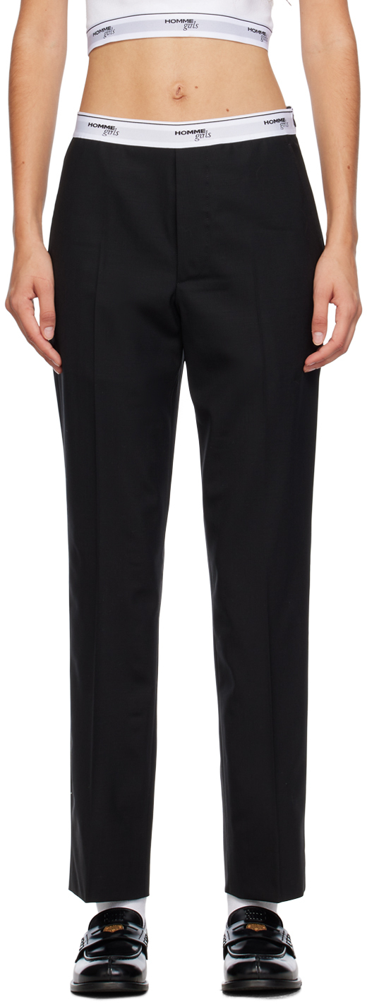 Black Classic Trousers