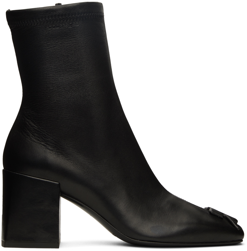 Courrèges: Black Heritage Boots | SSENSE